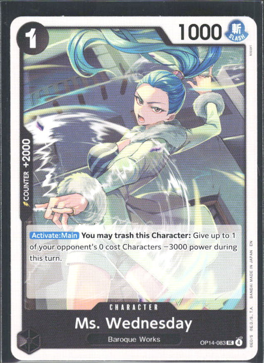 The Azure Sea's Seven #OP14-083 Ms. Wednesday - framsida
