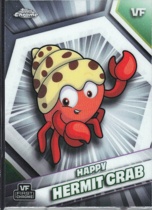 2026 Topps Chrome VeeFriends #90 Happy Hermit Crab - framsida