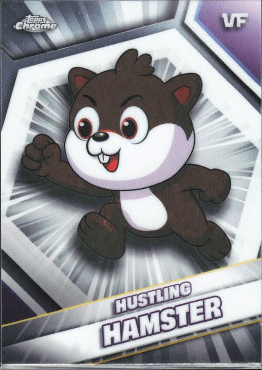 2026 Topps Chrome VeeFriends #100 Hustling Hamster - framsida