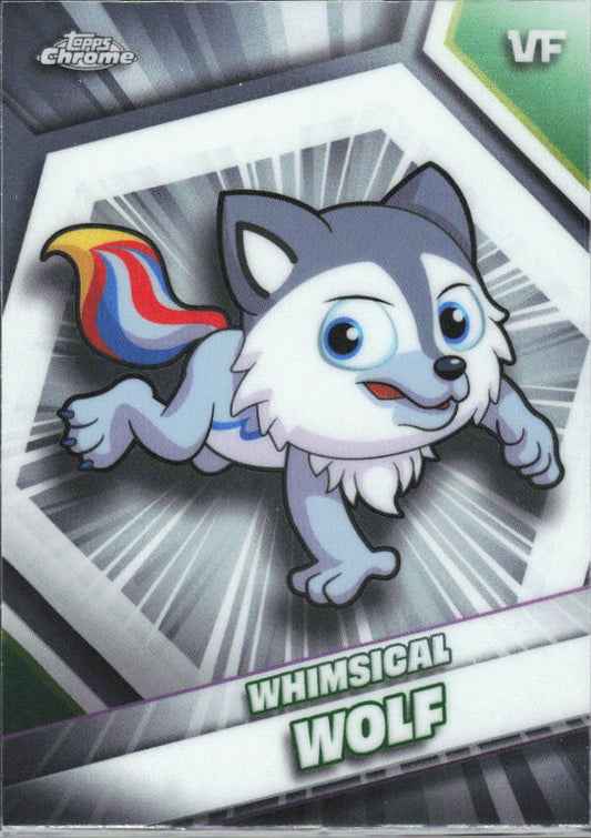 2026 Topps Chrome VeeFriends #190 Whimsical Wolf - framsida