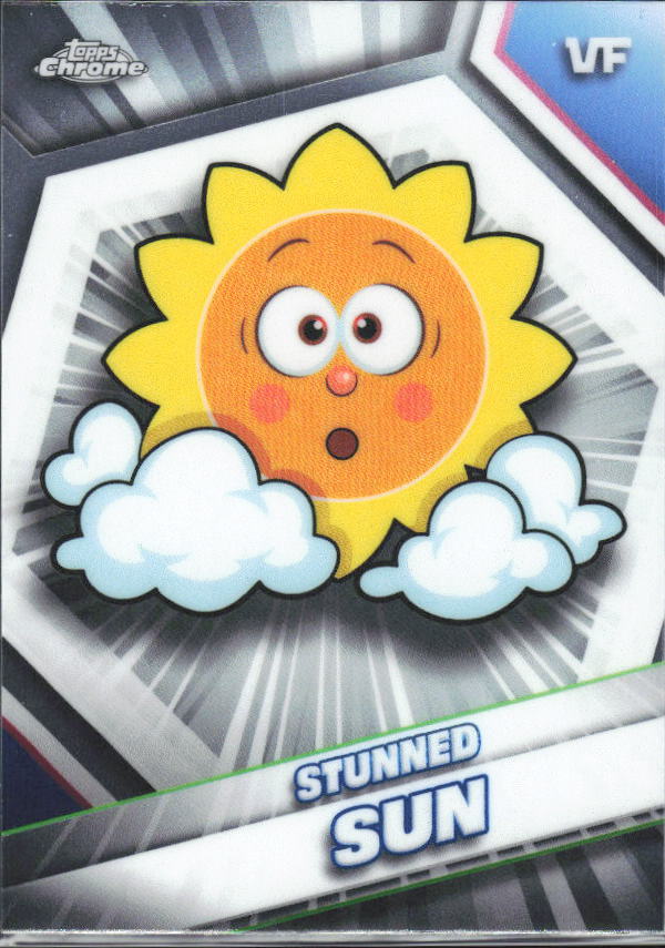 2026 Topps Chrome VeeFriends #165 Stunned Sun - framsida