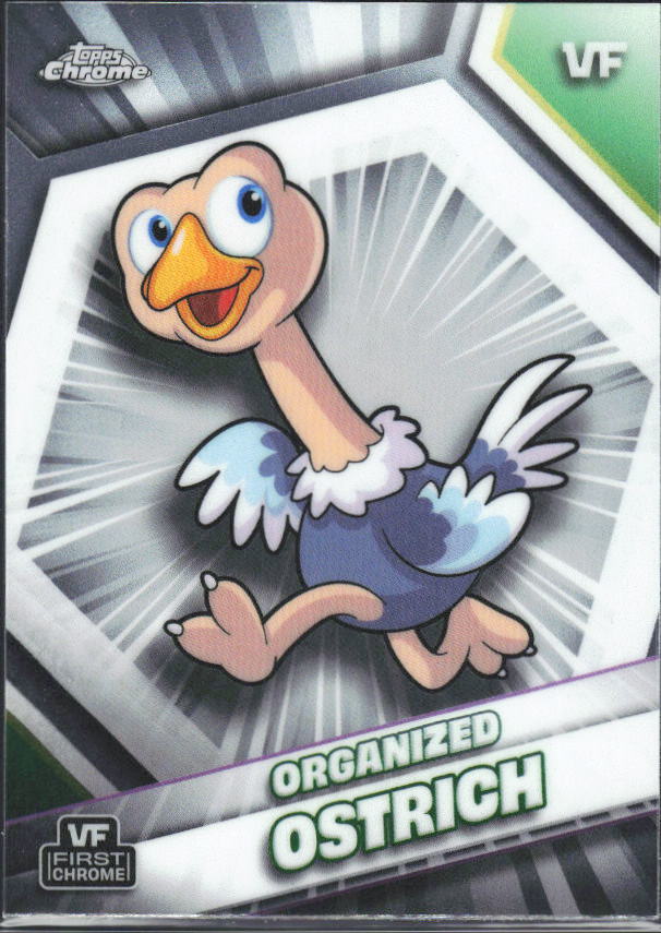 2026 Topps Chrome VeeFriends #130 Organized Ostrich - framsida