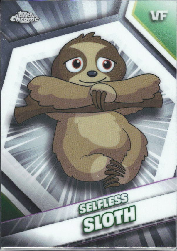 2026 Topps Chrome VeeFriends #151 Selfless Sloth - framsida