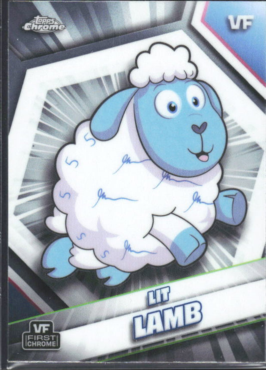 2026 Topps Chrome VeeFriends #114 Lit Lamb - framsida
