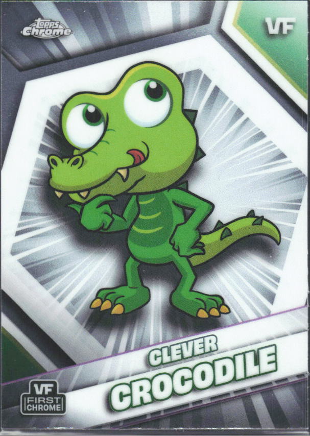 2026 Topps Chrome VeeFriends #48 Clever Crocodile - framsida