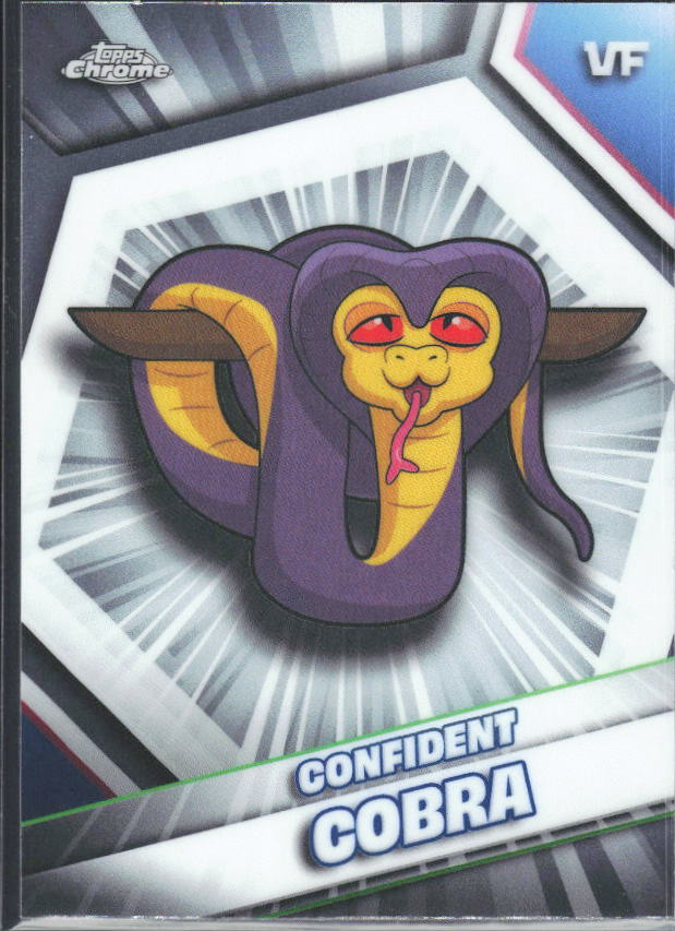 2026 Topps Chrome VeeFriends #53 Confident Cobra - framsida