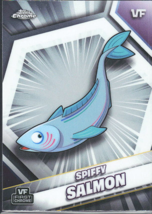 2026 Topps Chrome VeeFriends #161 Spiffy Salmon - framsida