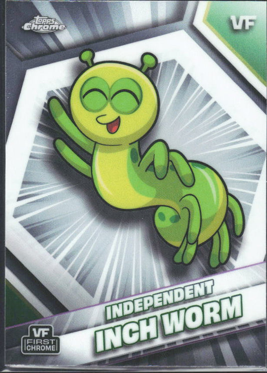 2026 Topps Chrome VeeFriends #103 Independent Inch Worm - framsida