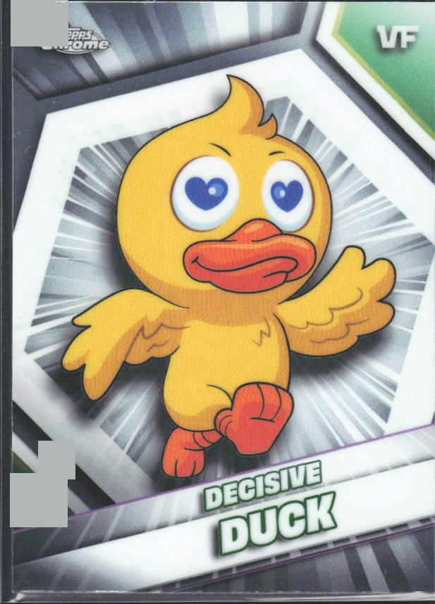 2026 Topps Chrome VeeFriends #3 Decisive Duck - framsida