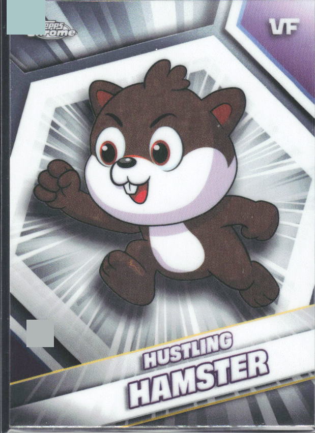 2026 Topps Chrome VeeFriends #100 Hustling Hamster - framsida