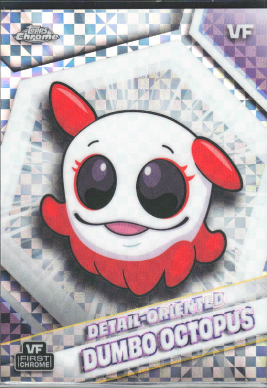 2026 Topps Chrome VeeFriends #64 Detail-Oriented Dumbo Octopus - X-Fractor - framsida