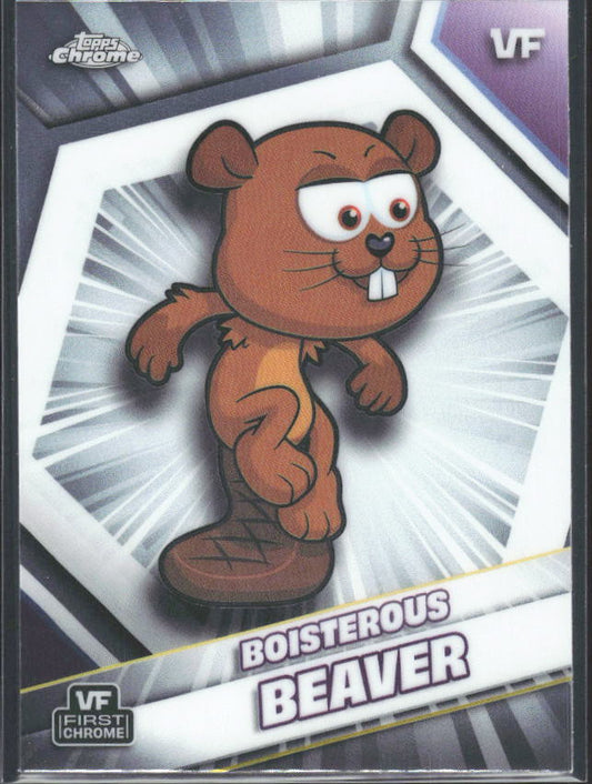 2026 Topps Chrome VeeFriends #34 Boisterous Beaver - framsida