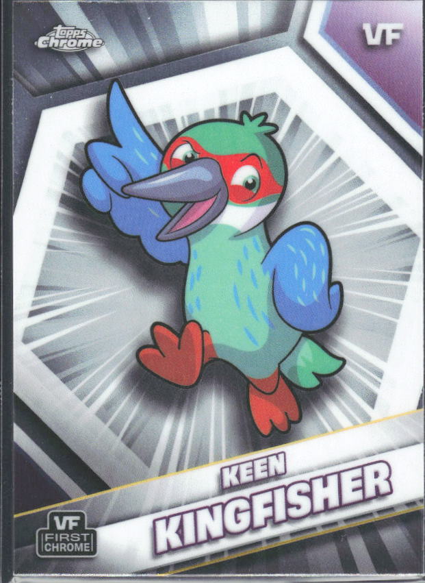 2026 Topps Chrome VeeFriends #107 Keen Kingfisher - framsida