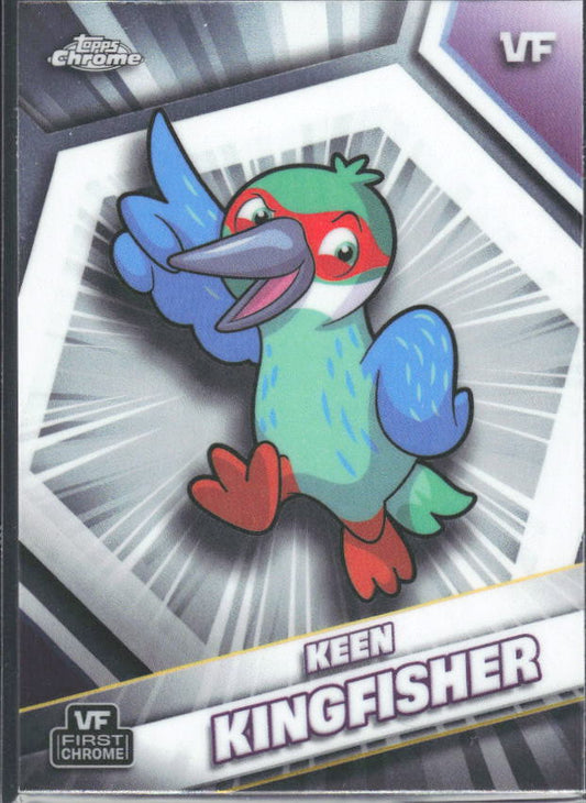 2026 Topps Chrome VeeFriends #107 Keen Kingfisher - framsida