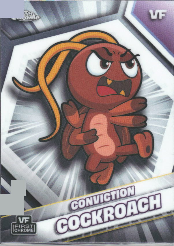 2026 Topps Chrome VeeFriends #58 Conviction Cockroach - framsida