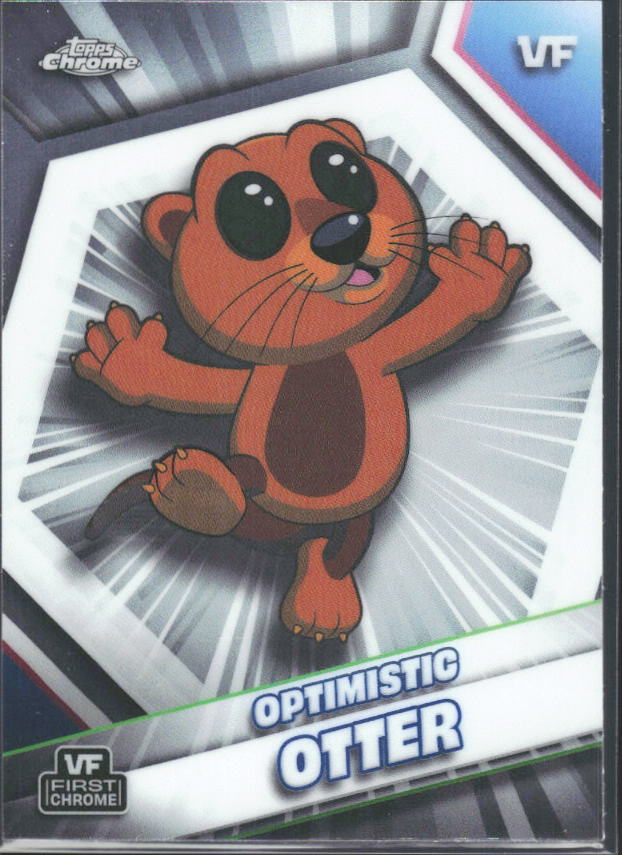 2026 Topps Chrome VeeFriends #129 Optimistic Otter - framsida