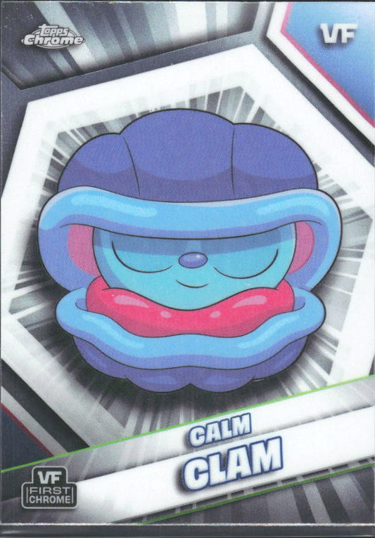 2026 Topps Chrome VeeFriends #41 Calm Clam - framsida