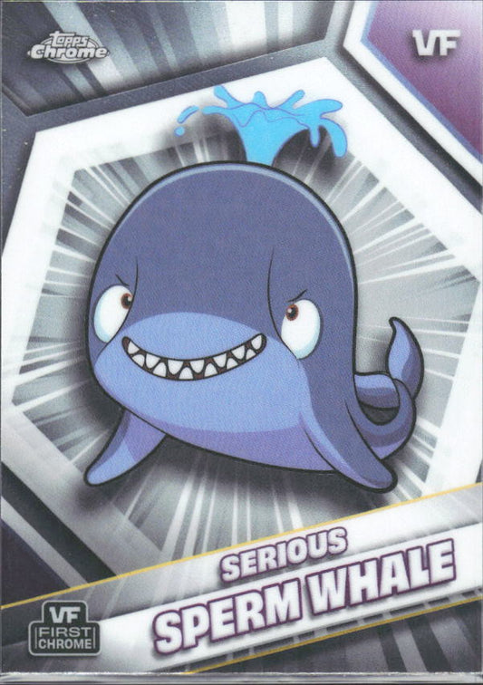 2026 Topps Chrome VeeFriends #155 Serious Sperm Whale - framsida