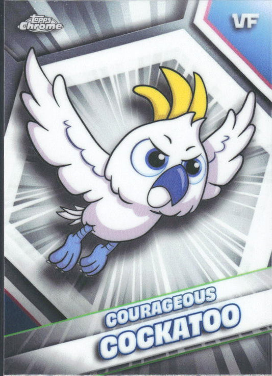 2026 Topps Chrome VeeFriends #59 Courageous Cockatoo - framsida