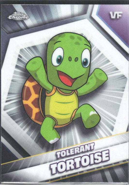 2026 Topps Chrome VeeFriends #176 Tolerant Tortoise - framsida