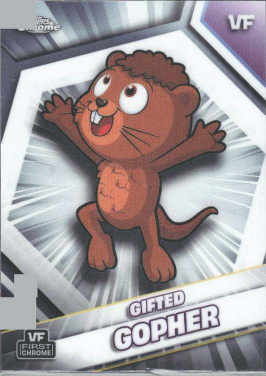 2026 Topps Chrome VeeFriends #82 Gifted Gopher - framsida
