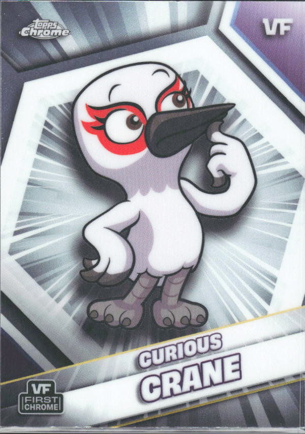2026 Topps Chrome VeeFriends #61 Curious Crane - framsida