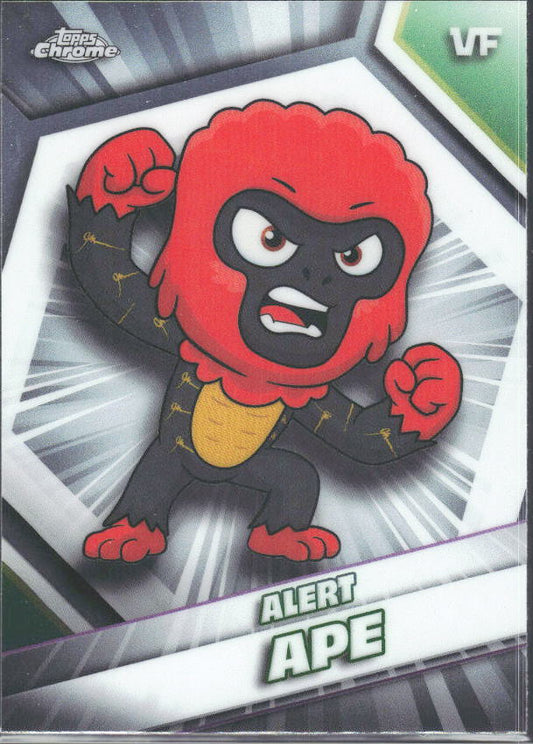 2026 Topps Chrome VeeFriends #18 Alert Ape - framsida
