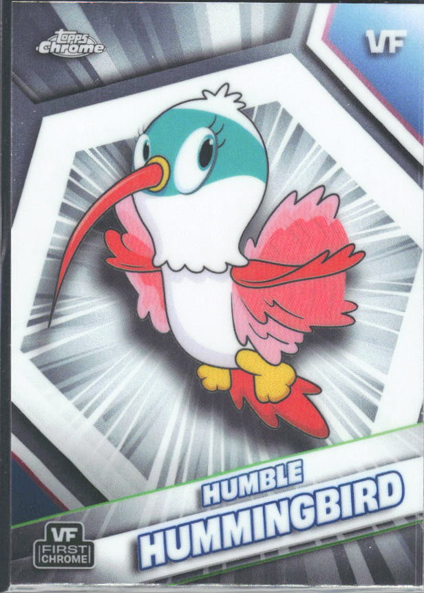 2026 Topps Chrome VeeFriends #98 Humble Hummingbird - framsida