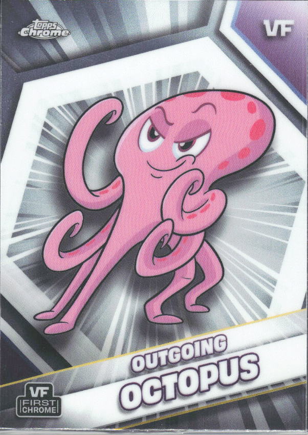 2026 Topps Chrome VeeFriends #131 Outgoing Octopus - framsida