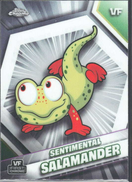 2026 Topps Chrome VeeFriends #154 Sentimental Salamander - framsida