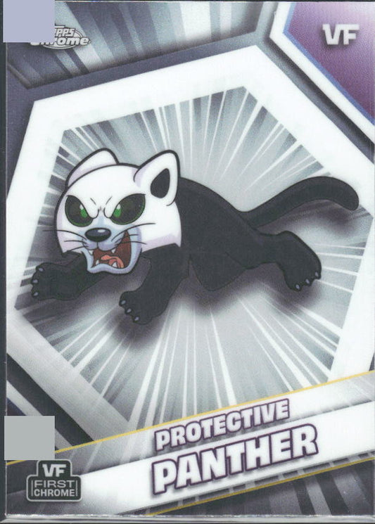 2026 Topps Chrome VeeFriends #143 Protective Panther - framsida