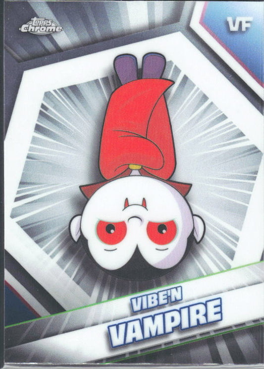 2026 Topps Chrome VeeFriends #186 Vibe'n Vampire - framsida