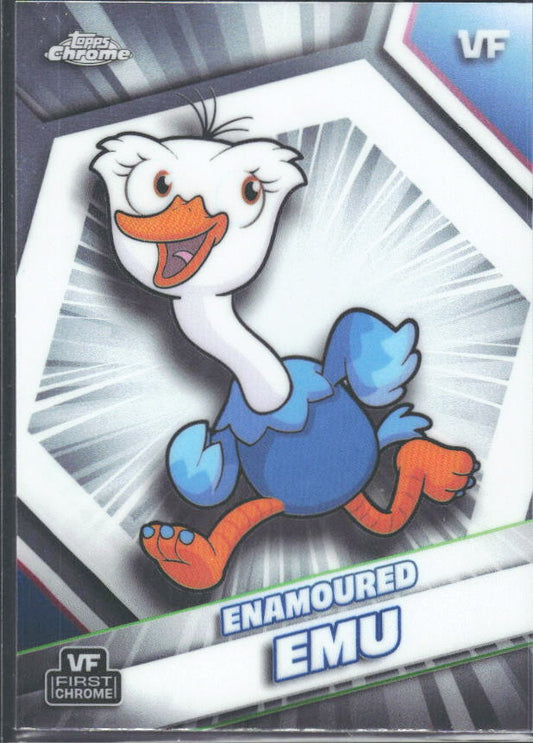 2026 Topps Chrome VeeFriends #71 Enamoured Emu - framsida