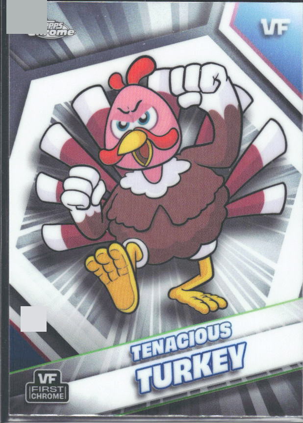 2026 Topps Chrome VeeFriends #171 Tenacious Turkey - framsida