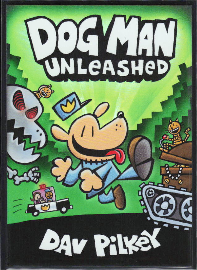 2026 Cryptozoic Dog Man Playpaks: Series 1 #F8 Dog Man Unleashed Dav Pilkey Foil/Activity - framsida