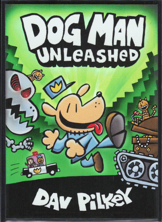 2026 Cryptozoic Dog Man Playpaks: Series 1 #F8 Dog Man Unleashed Dav Pilkey Foil/Activity - framsida