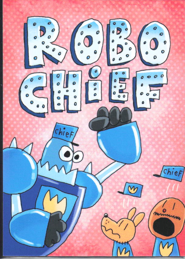 2026 Cryptozoic Dog Man Playpaks: Series 1 #B6 Robo Chief Base/Color It - framsida