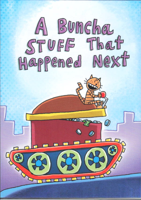2026 Cryptozoic Dog Man Playpaks: Series 1 #B14 A Buncha Stuff That Happened Next Base/Color It - framsida