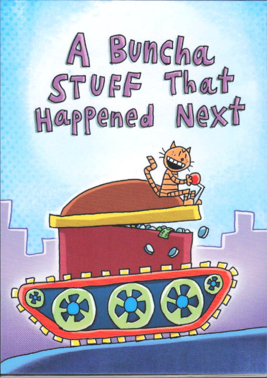 2026 Cryptozoic Dog Man Playpaks: Series 1 #B14 A Buncha Stuff That Happened Next Base/Color It - framsida