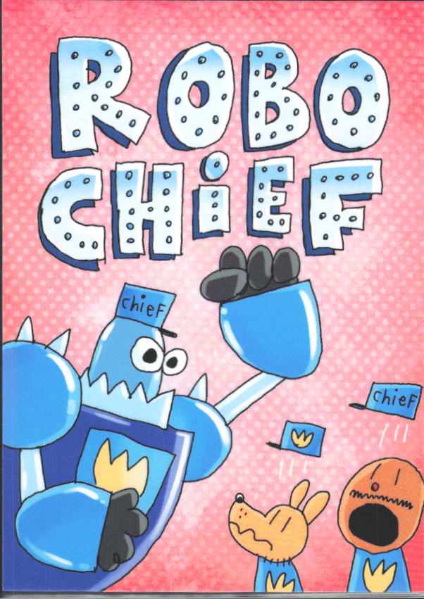 2026 Cryptozoic Dog Man Playpaks: Series 1 #B6 Robo Chief Base/Color It - framsida