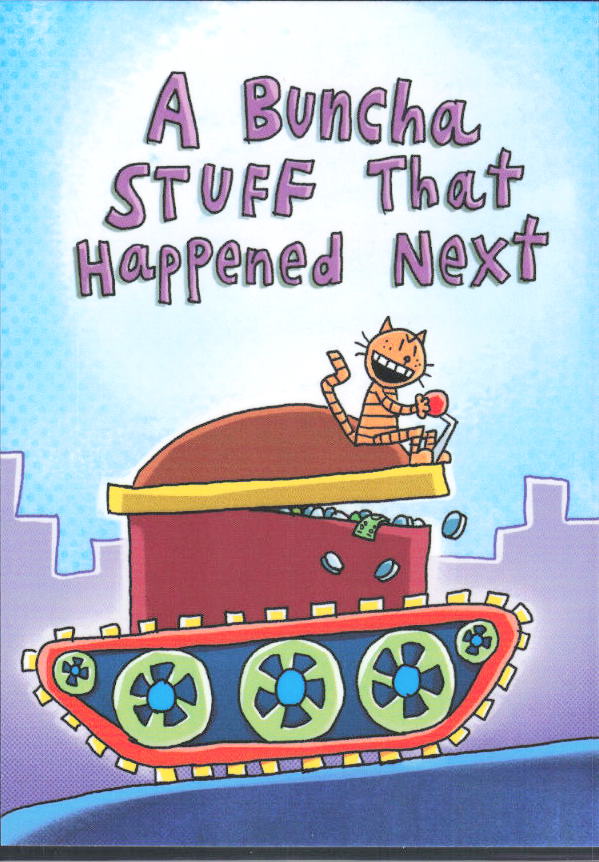 2026 Cryptozoic Dog Man Playpaks: Series 1 #B14 A Buncha Stuff That Happened Next Base/Color It - framsida