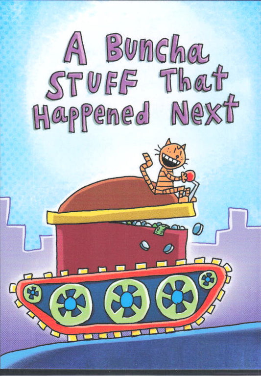 2026 Cryptozoic Dog Man Playpaks: Series 1 #B14 A Buncha Stuff That Happened Next Base/Color It - framsida