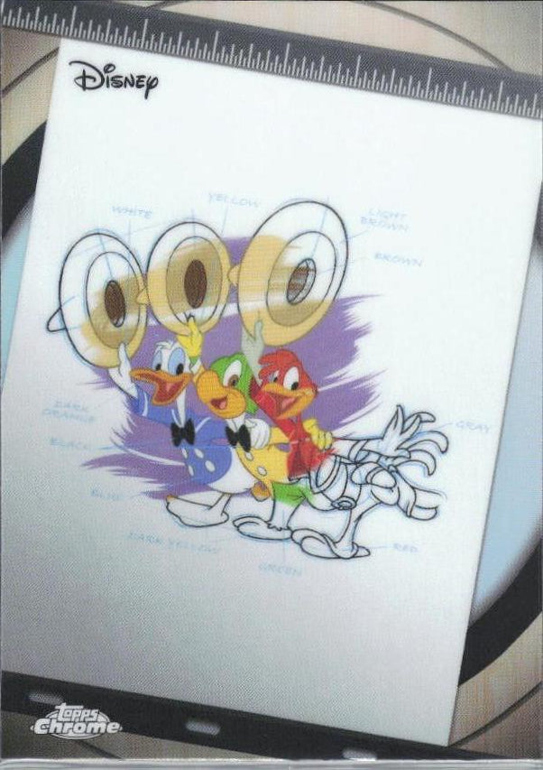 2026 Topps Chrome Disney #I&P-6 The Three Caballeros