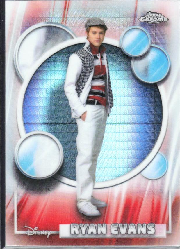 2026 Topps Chrome Disney #185 Ryan Evans Prism