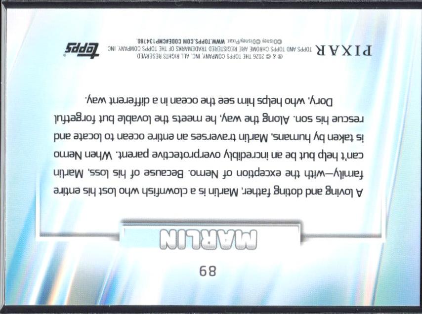 2026 Topps Chrome Disney #89 Marlin