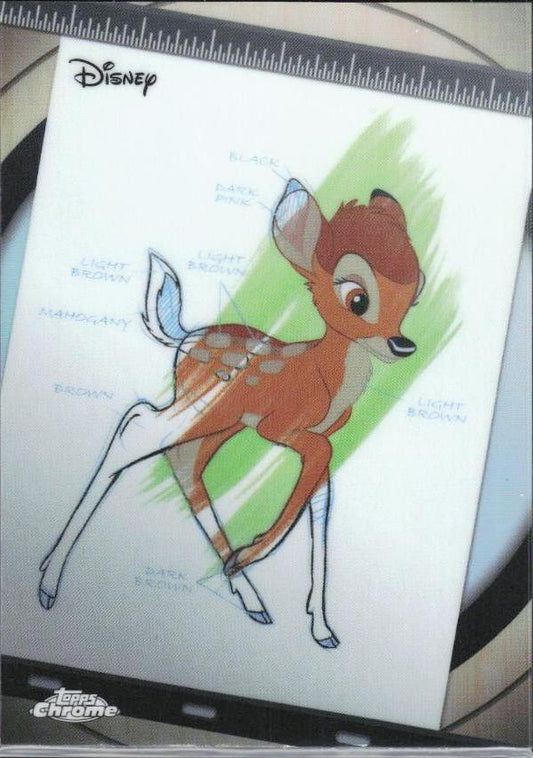 2026 Topps Chrome Disney #I&P-5 Bambi Disney Ink & Paint