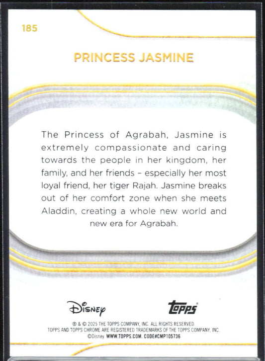 2025 Topps Chrome Disney #185 Princess Jasmine
