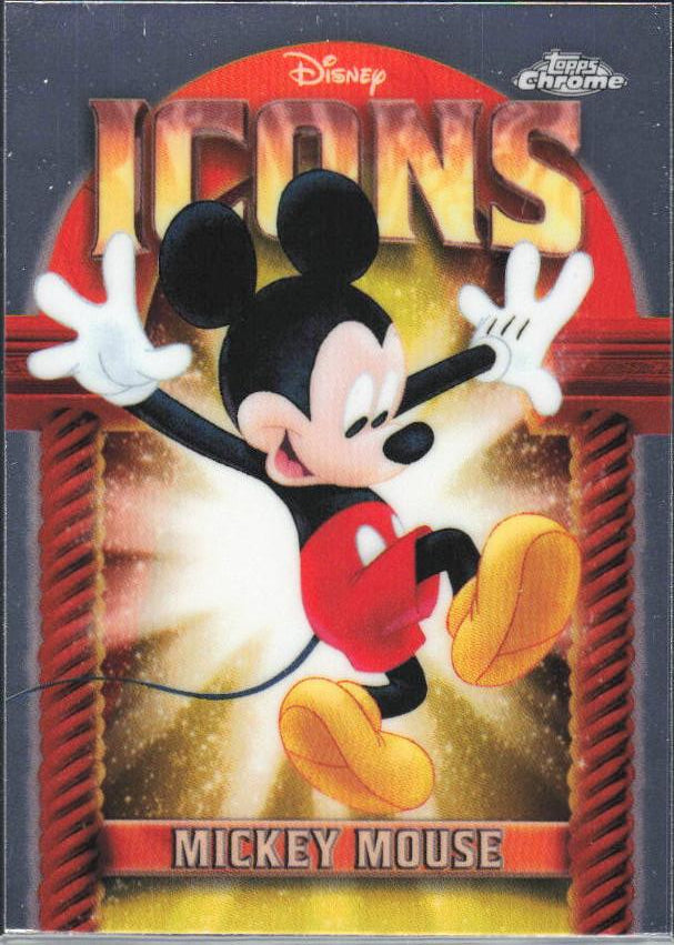 2025 Topps Chrome Disney #DI-1 Mickey Mouse Disney Icons