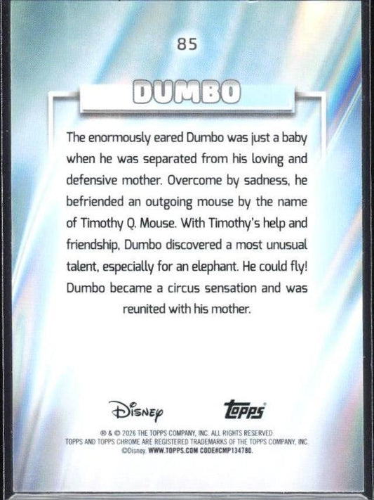 2026 Topps Chrome Disney #85 Dumbo