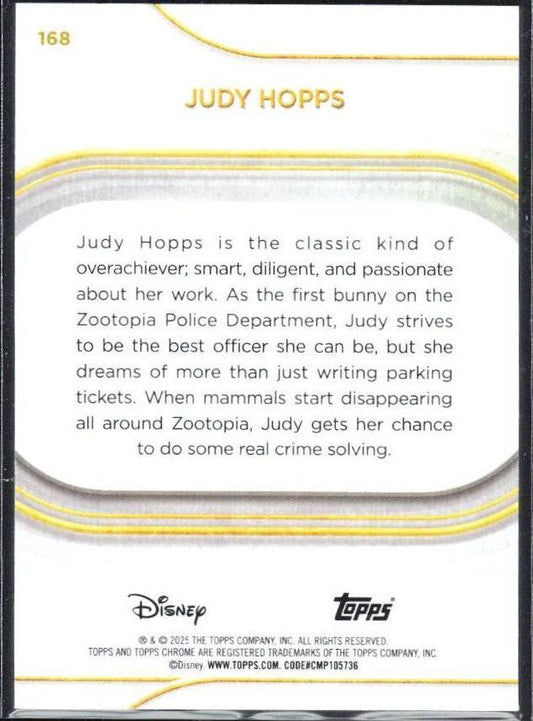 2026 Topps Chrome Disney #168 Judy Hopps
